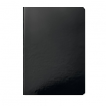 Shiny soft cover notebook