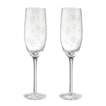 Set of 2 champagne glasses