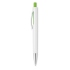 Push button pen with white bar