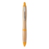 Kuličkové pero ABS bambus - oranžová