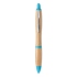 Kuličkové pero ABS bambus - tyrkysová